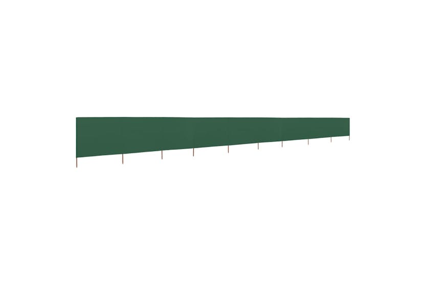vidaXL 47193 9-panel Wind Screen Fabric 1200x120cm Green vidaXL 47193 9-panel Wind Screen Fabric 1200x120cm Green