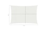 vidaXL 311239 Sunshade Sail 160 G/m² White 3x5 M Hdpe vidaXL 311239 Sunshade Sail 160 G/m² White 3x5 M Hdpe