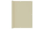 vidaXL 134956 Balcony Screen Cream 120x300cm Oxford Fabric vidaXL 134956 Balcony Screen Cream 120x300cm Oxford Fabric