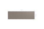 vidaXL 134993 Balcony Screen Taupe 120x400cm Oxford Fabric vidaXL 134993 Balcony Screen Taupe 120x400cm Oxford Fabric