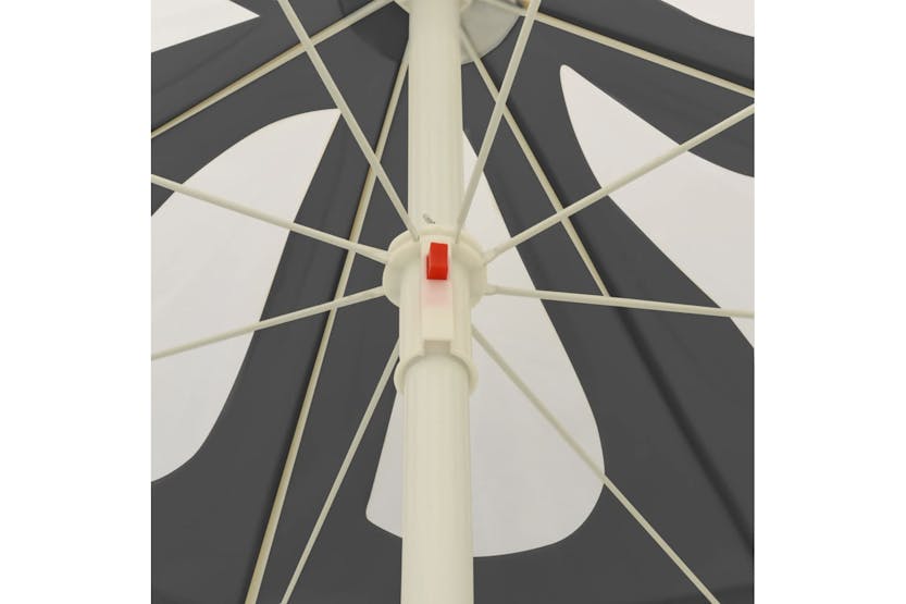 vidaXL 314714 Beach Umbrella Anthracite 240cm vidaXL 314714 Beach Umbrella Anthracite 240cm