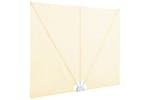 vidaXL 44567 Collapsible Terrace Side Awning Cream 240x160cm vidaXL 44567 Collapsible Terrace Side Awning Cream 240x160cm