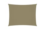 vidaXL 135161 Sunshade Sail Oxford Fabric Rectangular 4x5 M Beige vidaXL 135161 Sunshade Sail Oxford Fabric Rectangular 4x5 M Beige
