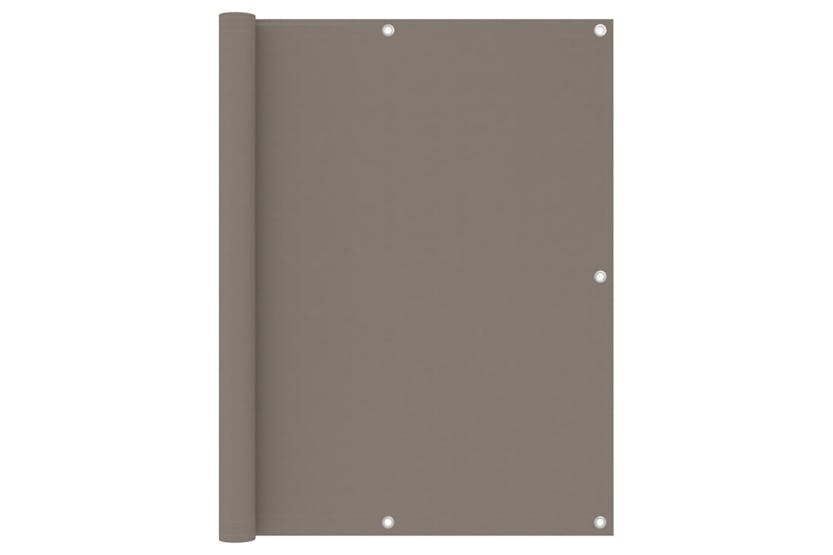 vidaXL 134993 Balcony Screen Taupe 120x400cm Oxford Fabric vidaXL 134993 Balcony Screen Taupe 120x400cm Oxford Fabric