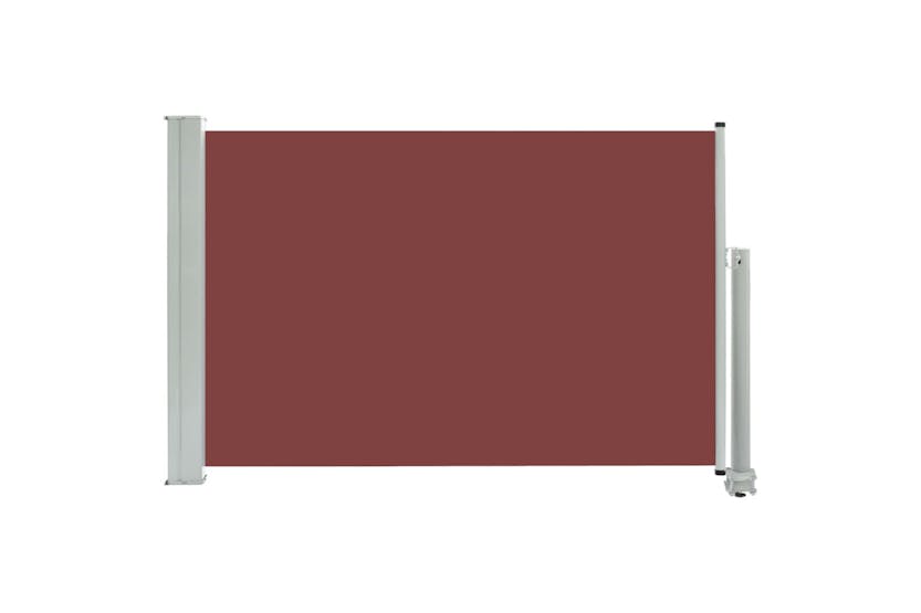 vidaXL 48355 Patio Retractable Side Awning 60x300cm Brown vidaXL 48355 Patio Retractable Side Awning 60x300cm Brown