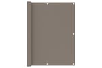 vidaXL 134992 Balcony Screen Taupe 120x300cm Oxford Fabric vidaXL 134992 Balcony Screen Taupe 120x300cm Oxford Fabric