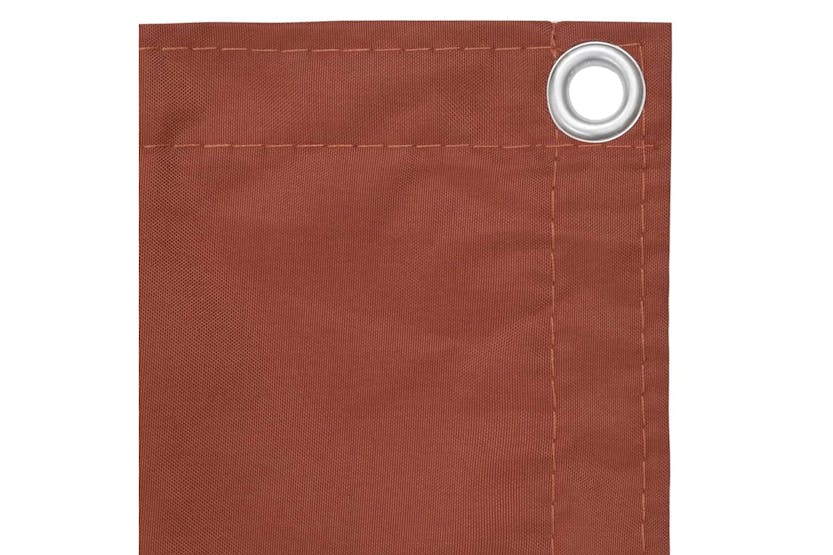 vidaXL 134981 Balcony Screen Terracotta 120x400cm Oxford Fabric vidaXL 134981 Balcony Screen Terracotta 120x400cm Oxford Fabric