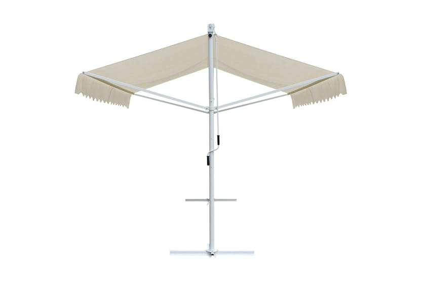 vidaXL 143745 Free Standing Awning 4x3 M Cream vidaXL 143745 Free Standing Awning 4x3 M Cream