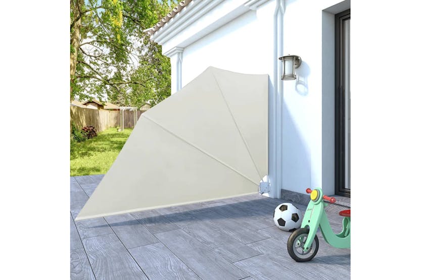 vidaXL 41577 Collapsible Balcony Side Awning Cream 160x240cm vidaXL 41577 Collapsible Balcony Side Awning Cream 160x240cm