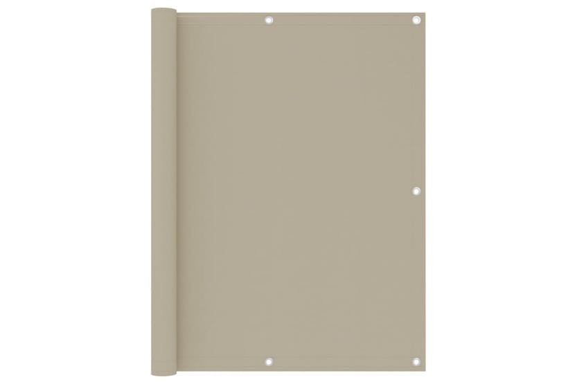 vidaXL 134947 Balcony Screen Beige 120x600cm Oxford Fabric vidaXL 134947 Balcony Screen Beige 120x600cm Oxford Fabric