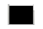 vidaXL 48394 Patio Retractable Side Awning 140x500cm Black vidaXL 48394 Patio Retractable Side Awning 140x500cm Black