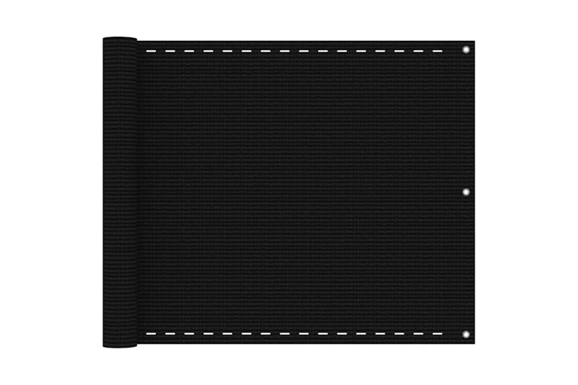 vidaXL 311028 Balcony Screen Black 75x300cm Hdpe vidaXL 311028 Balcony Screen Black 75x300cm Hdpe