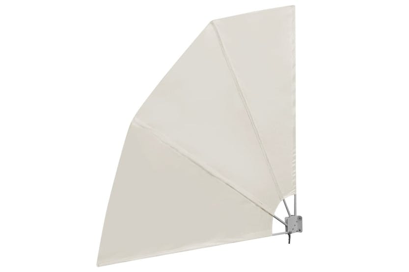 vidaXL 41576 Collapsible Balcony Side Awning Cream 210x210cm vidaXL 41576 Collapsible Balcony Side Awning Cream 210x210cm
