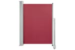vidaXL 48342 Patio Retractable Side Awning 100x300cm Red vidaXL 48342 Patio Retractable Side Awning 100x300cm Red