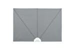 vidaXL 44563 Collapsible Terrace Side Awning Grey 240x160cm vidaXL 44563 Collapsible Terrace Side Awning Grey 240x160cm