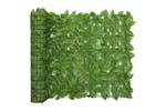 vidaXL 315500 Balcony Screen With Green Leaves 400x100cm vidaXL 315500 Balcony Screen With Green Leaves 400x100cm