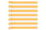 vidaXL 134904 Balcony Screen White And Yellow 90x300cm Oxford Fabric vidaXL 134904 Balcony Screen White And Yellow 90x300cm Oxford Fabric