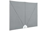 vidaXL 44566 Collapsible Terrace Side Awning Grey 400x200cm vidaXL 44566 Collapsible Terrace Side Awning Grey 400x200cm