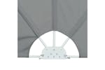 vidaXL 44566 Collapsible Terrace Side Awning Grey 400x200cm vidaXL 44566 Collapsible Terrace Side Awning Grey 400x200cm