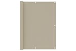 vidaXL 134944 Balcony Screen Beige 120x300cm Oxford Fabric vidaXL 134944 Balcony Screen Beige 120x300cm Oxford Fabric