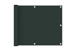 vidaXL 134998 Balcony Screen Dark Green 75x500cm Oxford Fabric vidaXL 134998 Balcony Screen Dark Green 75x500cm Oxford Fabric