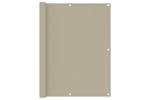 vidaXL 134945 Balcony Screen Beige 120x400cm Oxford Fabric vidaXL 134945 Balcony Screen Beige 120x400cm Oxford Fabric