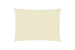 vidaXL 135215 Sunshade Sail Oxford Fabric Rectangular 3.5x5 M Cream vidaXL 135215 Sunshade Sail Oxford Fabric Rectangular 3.5x5 M Cream