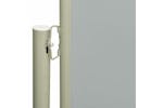 vidaXL 317936 Patio Retractable Side Awning 200x500cm Grey vidaXL 317936 Patio Retractable Side Awning 200x500cm Grey