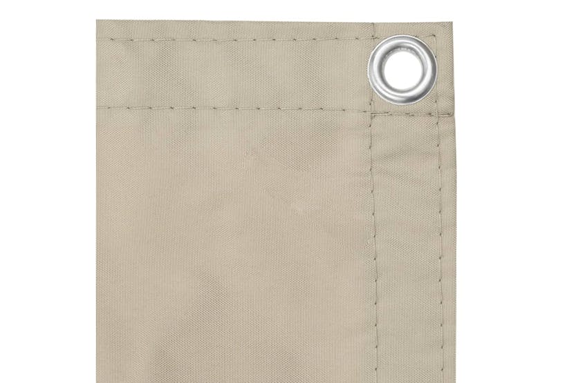 vidaXL 134945 Balcony Screen Beige 120x400cm Oxford Fabric vidaXL 134945 Balcony Screen Beige 120x400cm Oxford Fabric
