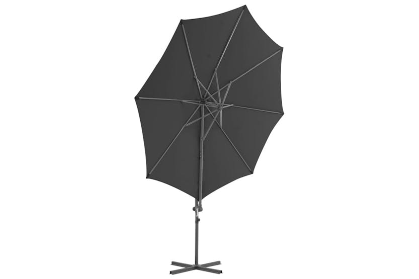 vidaXL 276341 Outdoor Umbrella With Portable Base Anthracite vidaXL 276341 Outdoor Umbrella With Portable Base Anthracite