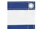 vidaXL 134918 Balcony Screen White And Blue 90x500cm Oxford Fabric vidaXL 134918 Balcony Screen White And Blue 90x500cm Oxford Fabric