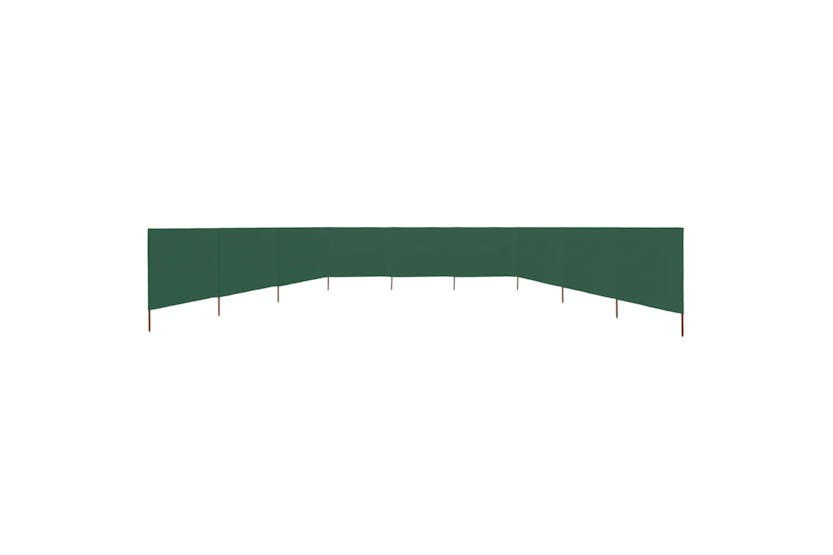 vidaXL 47187 9-panel Wind Screen Fabric 1200x80cm Green vidaXL 47187 9-panel Wind Screen Fabric 1200x80cm Green
