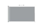 vidaXL 313401 Patio Retractable Side Awning 180x300cm Grey vidaXL 313401 Patio Retractable Side Awning 180x300cm Grey
