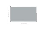 vidaXL 313401 Patio Retractable Side Awning 180x300cm Grey vidaXL 313401 Patio Retractable Side Awning 180x300cm Grey