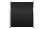 vidaXL 45460 Retractable Side Awning 160 X 500cm Black vidaXL 45460 Retractable Side Awning 160 X 500cm Black