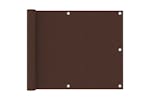 vidaXL 135069 Balcony Screen Brown 75x400cm Oxford Fabric vidaXL 135069 Balcony Screen Brown 75x400cm Oxford Fabric