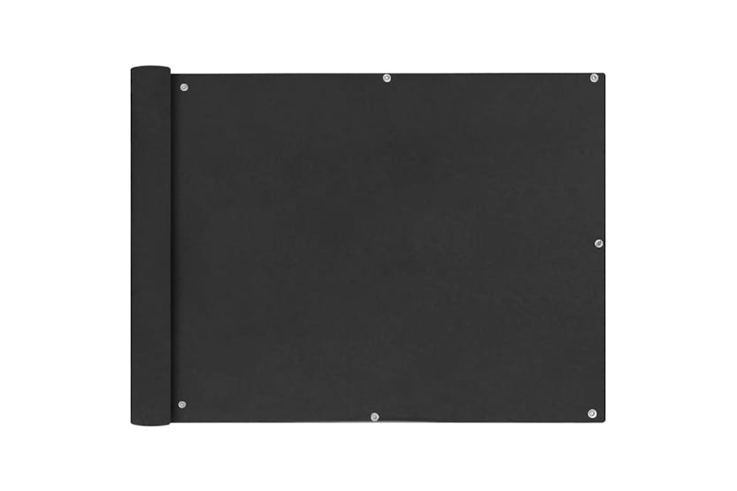 vidaXL 42327 Balcony Screen Oxford Fabric 90x600cm Anthracite vidaXL 42327 Balcony Screen Oxford Fabric 90x600cm Anthracite