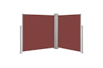 vidaXL 48469 Retractable Side Awning 170x600cm Brown vidaXL 48469 Retractable Side Awning 170x600cm Brown