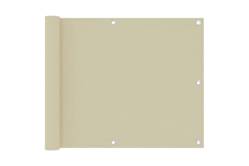 vidaXL 134950 Balcony Screen Cream 75x500cm Oxford Fabric vidaXL 134950 Balcony Screen Cream 75x500cm Oxford Fabric