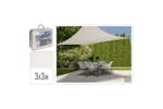 Progarden 446749 Shade Cloth 3x3m Cream Square Progarden 446749 Shade Cloth 3x3m Cream Square