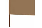vidaXL 47157 5-panel Wind Screen Fabric 600x80cm Taupe vidaXL 47157 5-panel Wind Screen Fabric 600x80cm Taupe