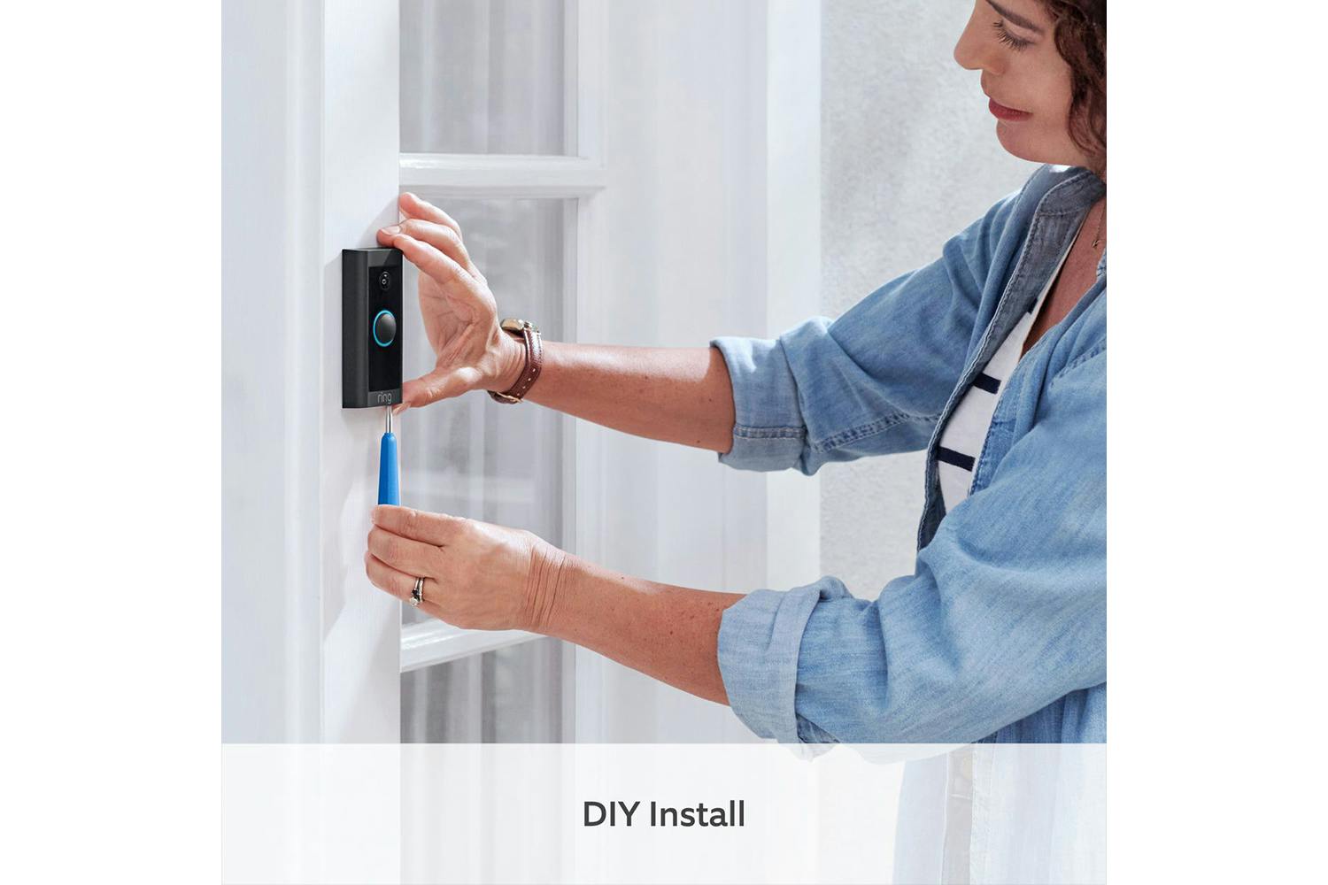 Ring Video Doorbell Wired | Black