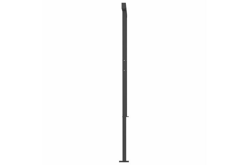 vidaXL 3070259 Manual Retractable Awning With Posts 5x3.5 M Anthracite vidaXL 3070259 Manual Retractable Awning With Posts 5x3.5 M Anthracite