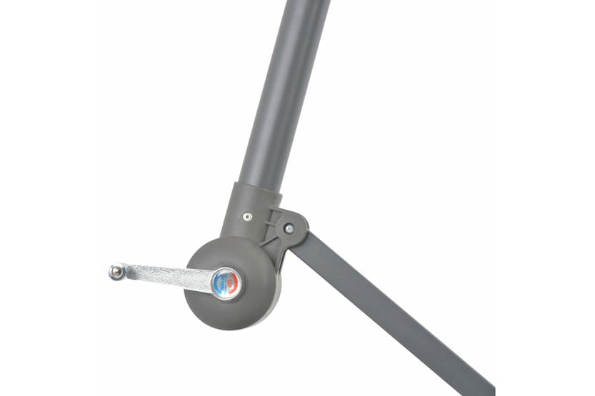 vidaXL 47133 Cantilever Umbrella With Aluminium Pole 300cm Blue vidaXL 47133 Cantilever Umbrella With Aluminium Pole 300cm Blue