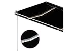 vidaXL 3070144 Manual Retractable Awning With Led 4x3 M Anthracite vidaXL 3070144 Manual Retractable Awning With Led 4x3 M Anthracite