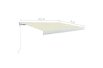 vidaXL 3052678 Manual Cassette Awning 450x300cm Cream vidaXL 3052678 Manual Cassette Awning 450x300cm Cream