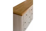 Lancaster Dresser | 3+4 Drawer | Aged Grey/Oak Lancaster Dresser | 3+4 Drawer | Aged Grey/Oak