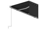 vidaXL 3069419 Manual Retractable Awning With Blind 4x3m Anthracite vidaXL 3069419 Manual Retractable Awning With Blind 4x3m Anthracite