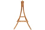 vidaXL 313934 Swing Frame Solid Bent Wood With Teak Finish vidaXL 313934 Swing Frame Solid Bent Wood With Teak Finish