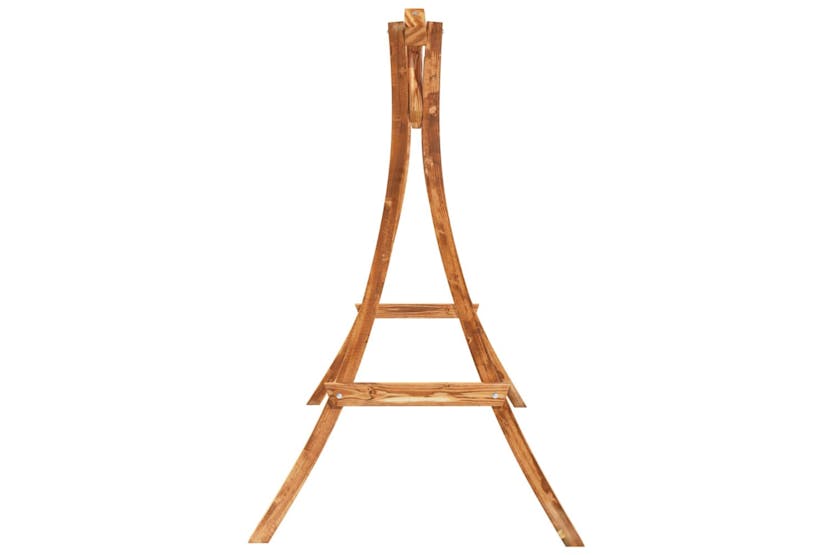 vidaXL 313934 Swing Frame Solid Bent Wood With Teak Finish vidaXL 313934 Swing Frame Solid Bent Wood With Teak Finish